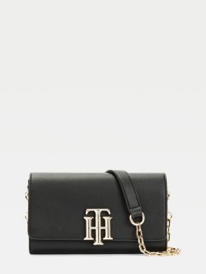 tommy hilfiger purses black