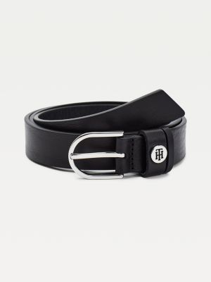 Classic Slim Leather Belt | BLACK 