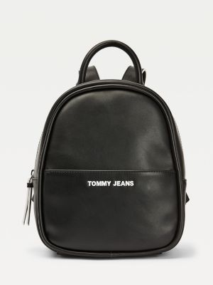 tommy hilfiger all black backpack