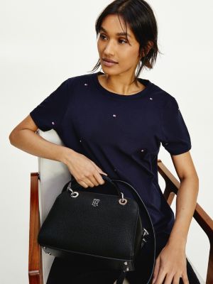 tommy hilfiger th core medium satchel