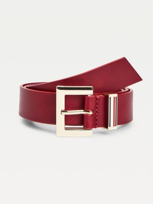 tommy hilfiger red belt