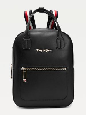 Iconic Rucksack mit SignaturLogo SCHWARZ Tommy Hilfiger