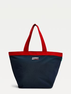 Campus Logo Strap Tote Bag | BLUE | Tommy Hilfiger