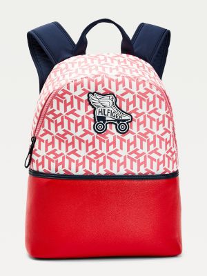 red tommy backpack