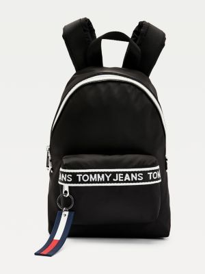 tommy jeans logo tape backpack