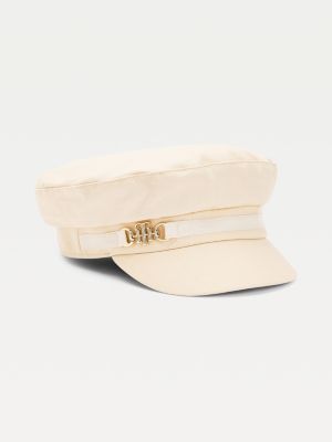 Monogram Baker Boy Hat | BEIGE | Tommy 