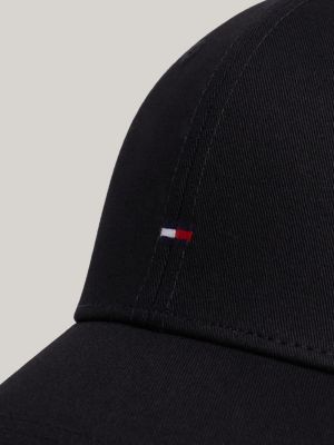 Flag Embroidery Baseball Cap | Black | Tommy Hilfiger