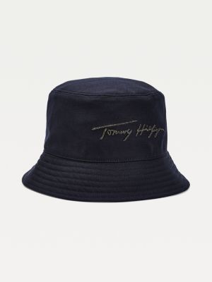 tommy hilfiger signature bucket hat