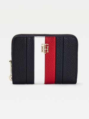 tommy red wallet