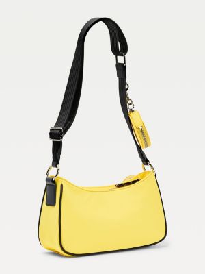 Neon Tommy Recycled Polyester Crossover Bag Yellow Tommy Hilfiger