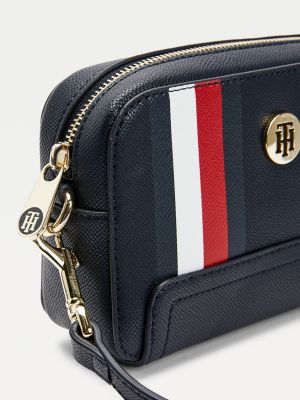 Sumka Kross Bodi S Monogrammoj Sinij Tommy Hilfiger