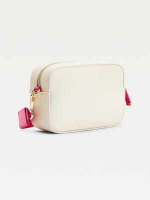 beige camera bag