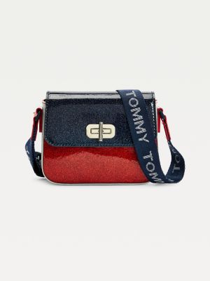 Kids Mini Me Tas Met Turnlock ROOD Tommy Hilfiger