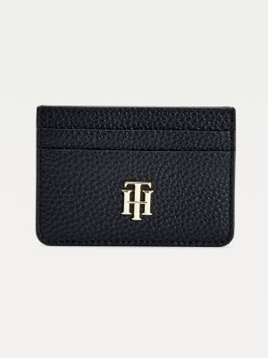 Monogram Card Holder BLUE Tommy Hilfiger