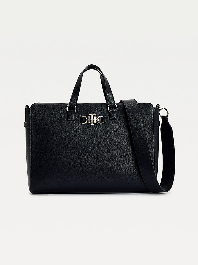 blue th club tote for women tommy hilfiger