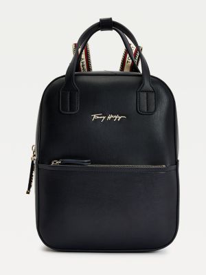 tommy hilfiger black backpack