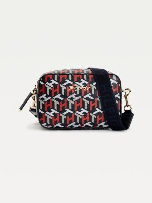 Iconic Monogram Camera Bag BLUE Tommy Hilfiger