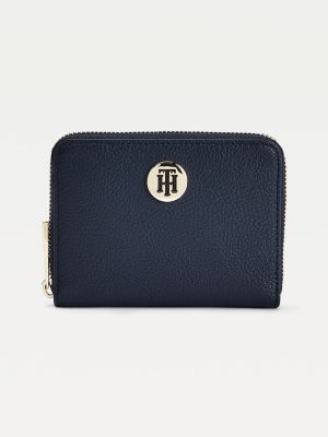 blue tommy hilfiger wallet