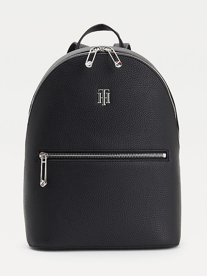 black dome monogram backpack for women tommy hilfiger