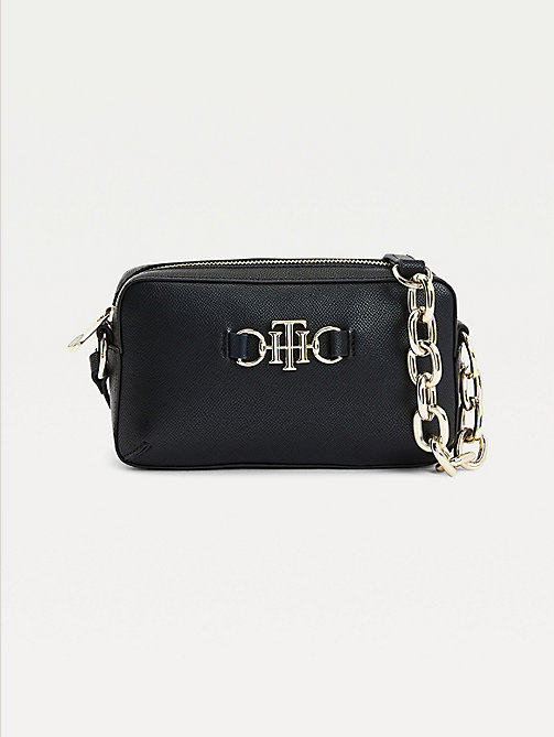 black th club camera bag for women tommy hilfiger
