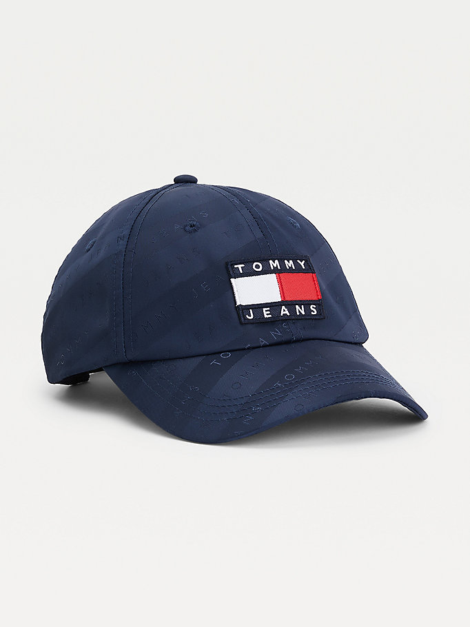 blue tommy badge heritage cap for women tommy jeans