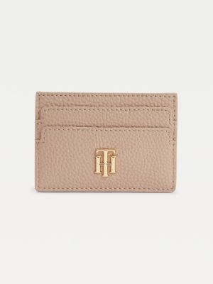 TH Monogram creditcardhouder | BEIGE | Tommy Hilfiger