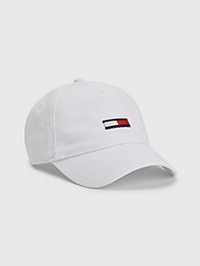 white flag patch cap for women tommy jeans