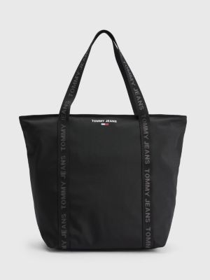 Essential Logo Tote | BLACK | Tommy Hilfiger