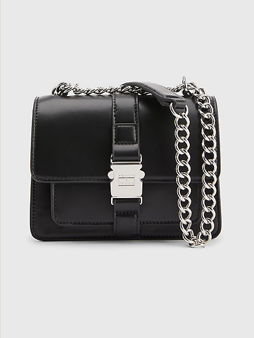 black tommy jeans item small crossover bag for women tommy jeans