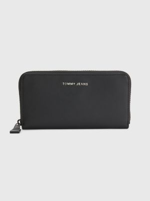 Large ZipAround Wallet BLACK Tommy Hilfiger