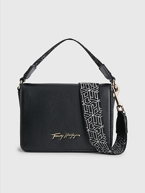 black logo small crossover bag for women tommy hilfiger