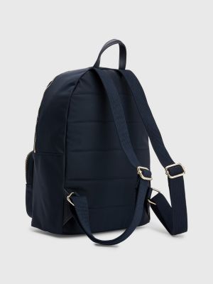 black and pink bookbag