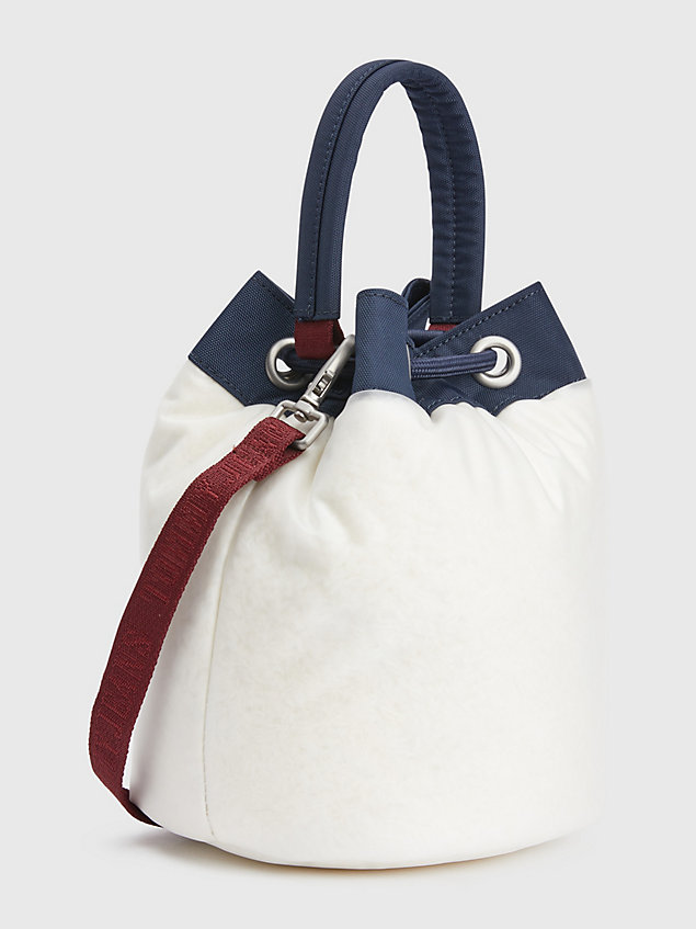 white heritage bucket bag voor dames - tommy jeans