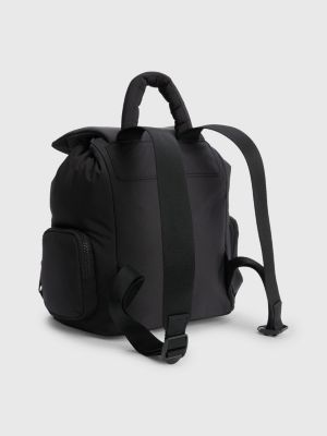 Bolso De Deporte De Nylon Reciclado Negro