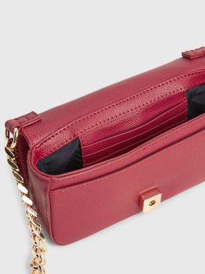Chain Strap Crossover Bag RED Tommy Hilfiger