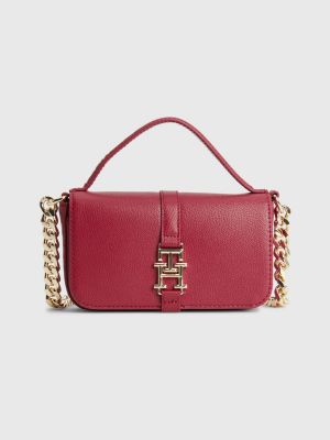 Chain Strap Crossover Bag RED Tommy Hilfiger