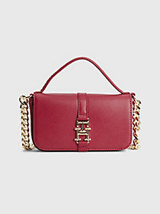 red chain strap crossover bag for women tommy hilfiger