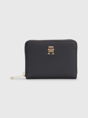 Iconic Medium ZipAround Wallet BLACK Tommy Hilfiger