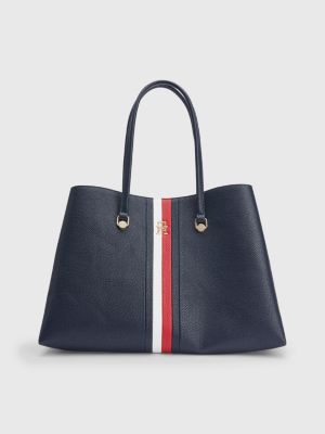 eeuwig Spelen met marketing Laptoptas met signature-tape | BLAUW | Tommy Hilfiger