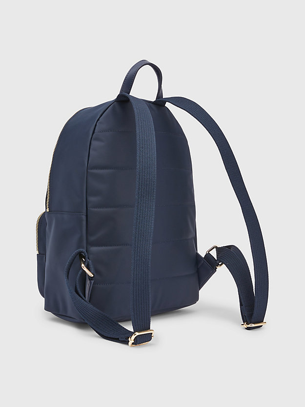 SPACE BLUE Metallic Detail Backpack for women TOMMY HILFIGER