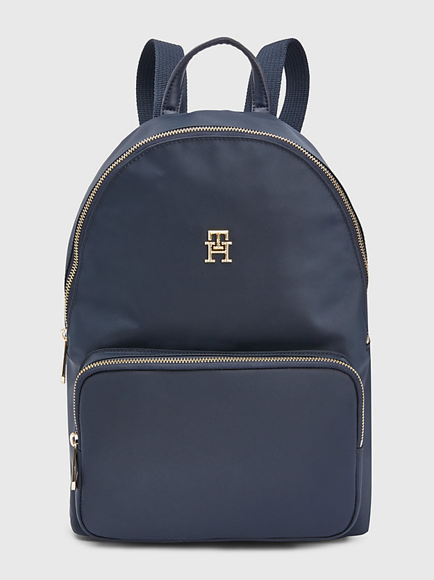 SPACE BLUE Metallic Detail Backpack for women TOMMY HILFIGER