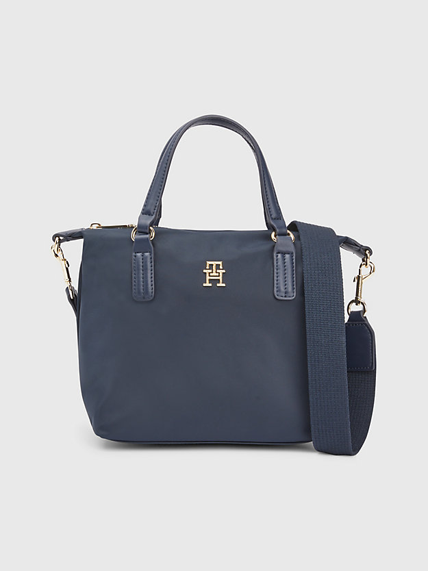 SPACE BLUE Small Monogram Tote for women TOMMY HILFIGER
