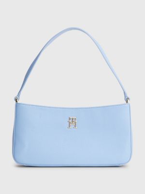 Broer kroeg Reageer Schoudertas met metalen monogram | BLAUW | Tommy Hilfiger