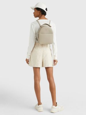 Tommy hilfiger backpack store beige