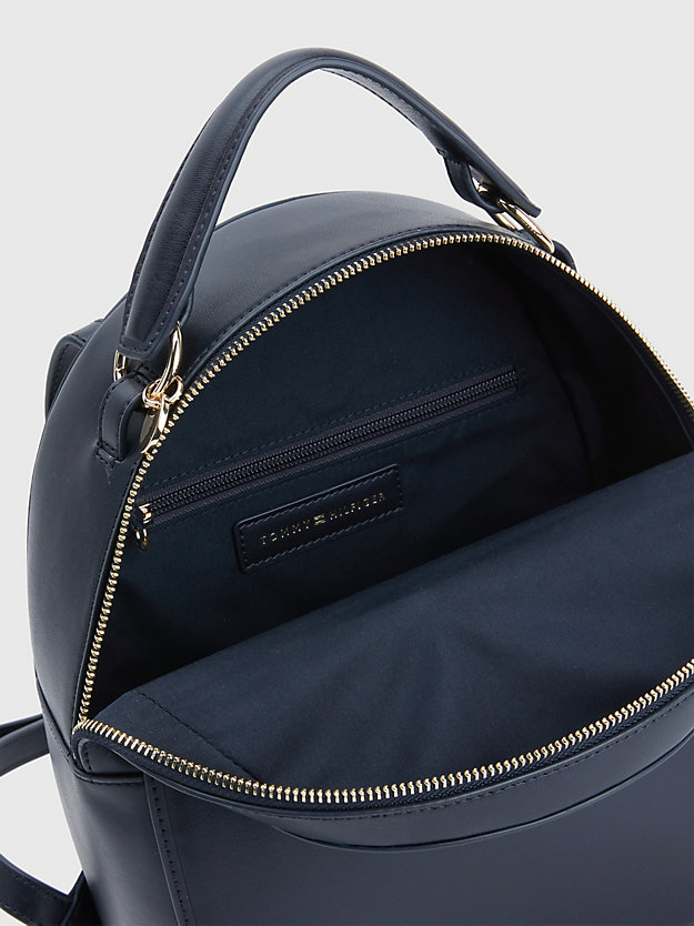 SPACE BLUE Chic Monogram Backpack for women TOMMY HILFIGER