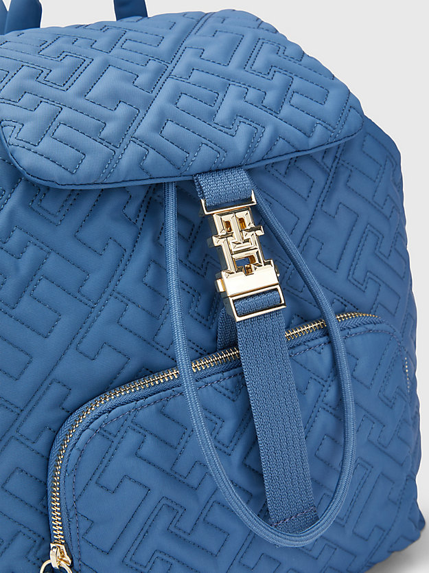 BLUE COAST TH Monogram Quilted Backpack for women TOMMY HILFIGER