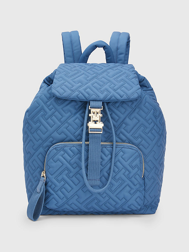 BLUE COAST TH Monogram Quilted Backpack for women TOMMY HILFIGER