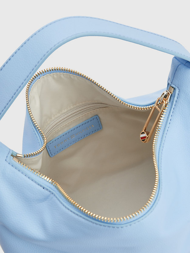VESSEL BLUE Metallic Monogram Shoulder Bag for women TOMMY HILFIGER