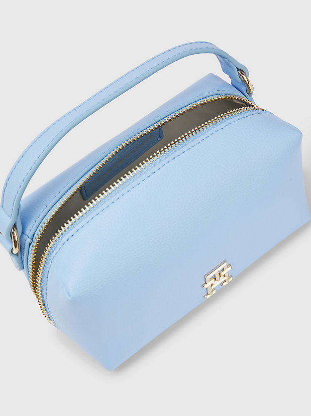 VESSEL BLUE Small Monogram Crossover Bag for women TOMMY HILFIGER