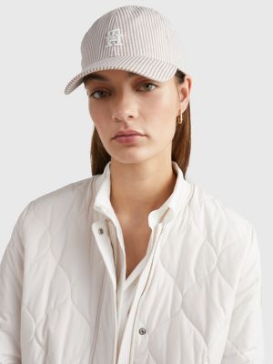 Iconic Prep Stripe Baseball Cap BEIGE Tommy Hilfiger